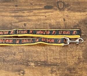 Vintage Baltimore Orioles MLB Black & Orange 4ft Dog Leash